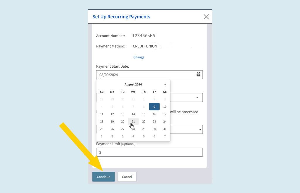 Step 5 payment start date