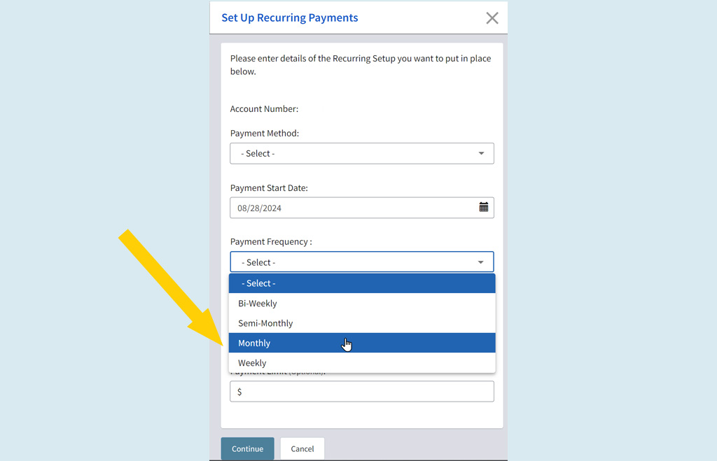 step 6 recurring payment timeline